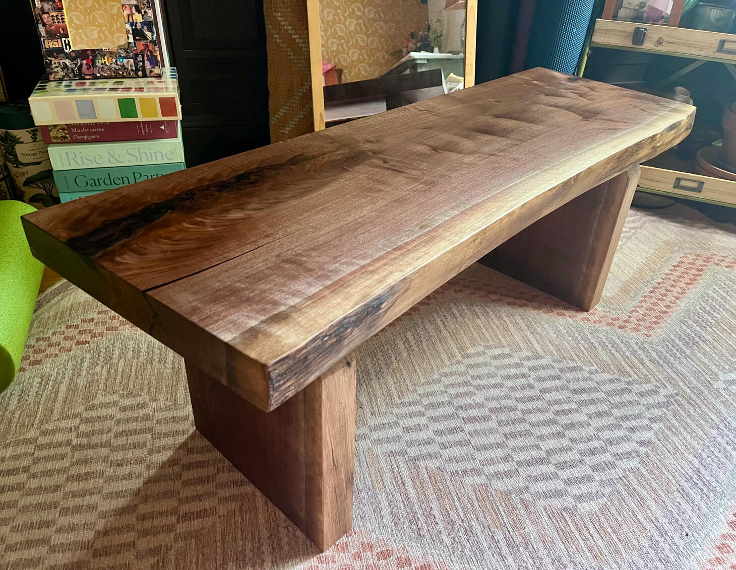 Black walnut benchtop Black walnut benchtop