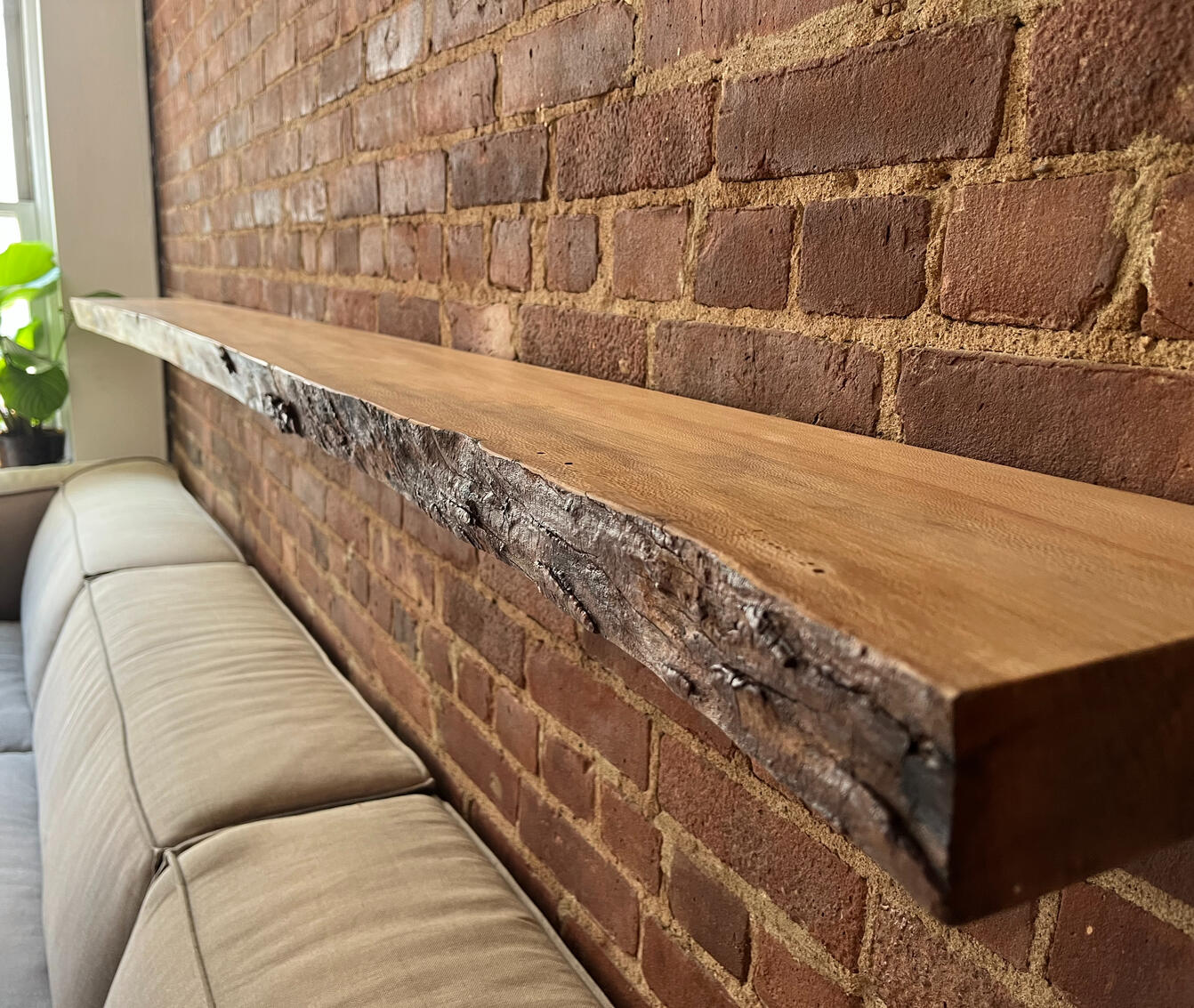 Surface of a maple slab