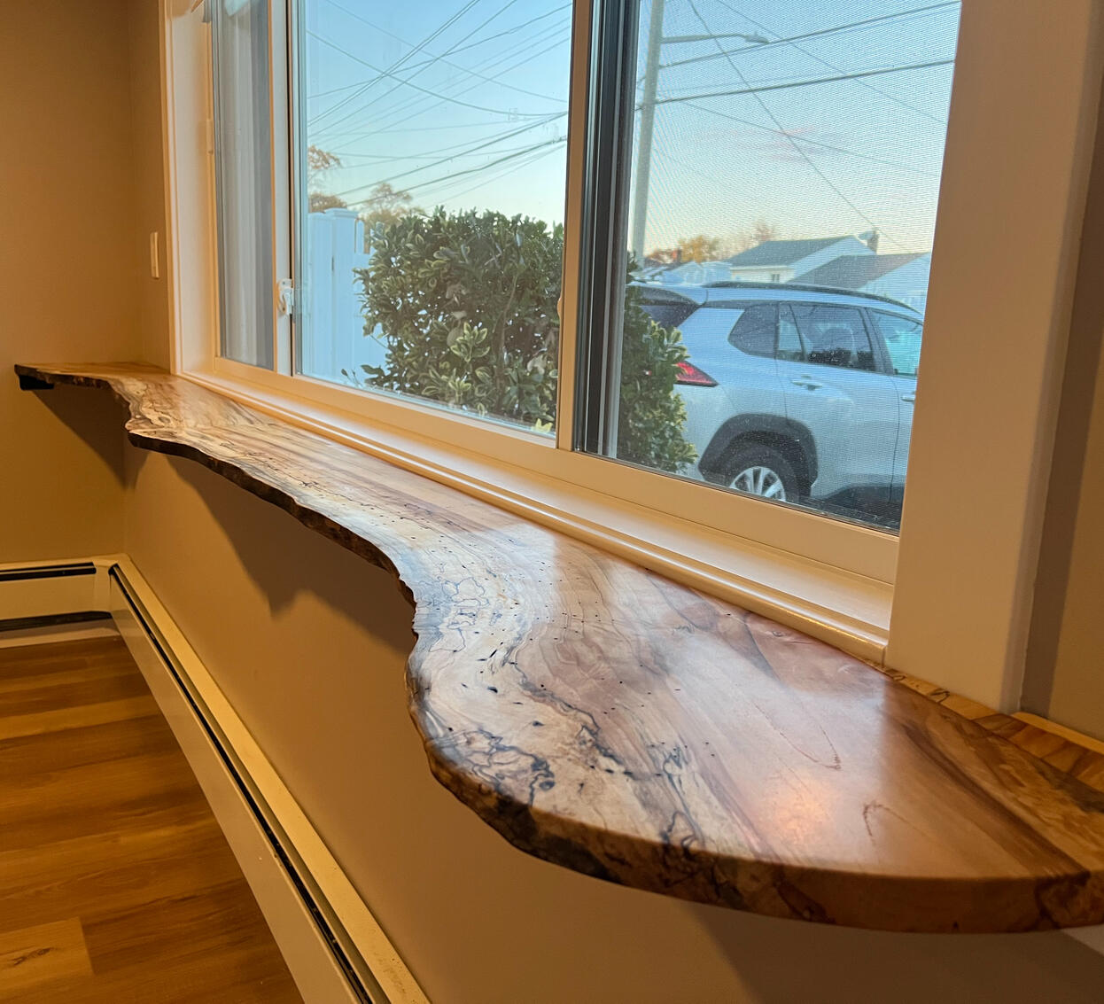 Live edge maple counter Live edge maple counter